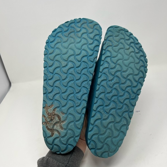 Birkenstock Eva Turquoise Slide Sandal - Picture 7 of 8